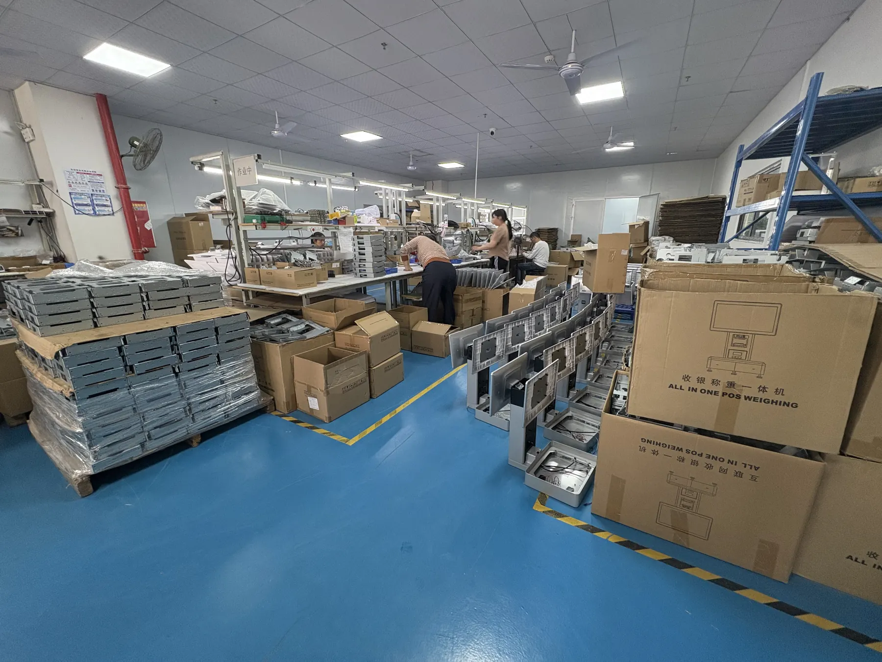 POS assembly workstations